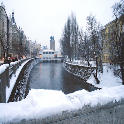Prague in winter