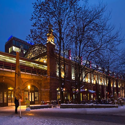 Berlin's Hackescher Markt S-Bahn Station in the Winter