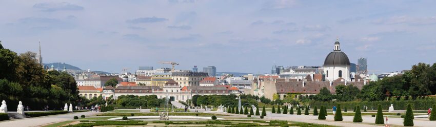 Panorama of Vienna from Belvedere