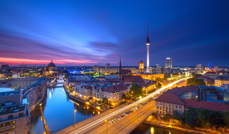 Berlin Germany skyline